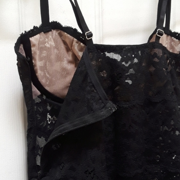 Fleur du mal Charlotte Lace Balconette Bodysuit - Picture 4 of 9